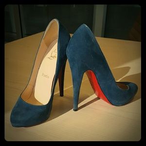 Christan Louboutin  Blue Shoes size 38